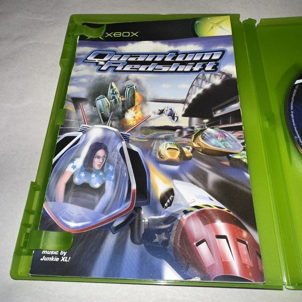 Quantum Redshift (Microsoft Xbox, 2002) Complete CIB W/ Manual
